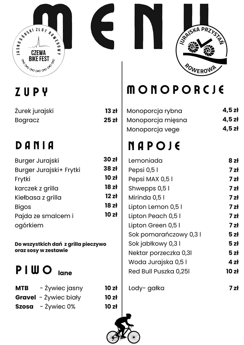 Pomarańczowe Obramowane Lunch Karta dan Jadlospis Menu4